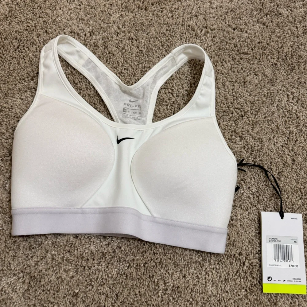 Nike Dri-FIT High Support Sports Bra XS NWT Racerback Training Gym